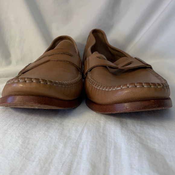 Johnston & Murphy light tan leather penny loafers - Picture 4 of 7